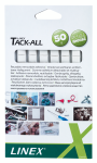 LINEX Tack-all quadratische Klebepads, wiederverwendbar