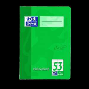 TOUCH A5 Vokabelheft, Lineatur 53 (2 Spalten), 32 Bl, geheftet, grün