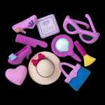 LINEX Motivradiergummis "Girl Bag", Beutel mit...