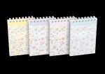 Oxford Floral Notizblock A7, 70 Blatt, Kopfspiralbindung...