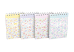 Oxford Floral Notizblock A7, 70 Blatt, Kopfspiralbindung...
