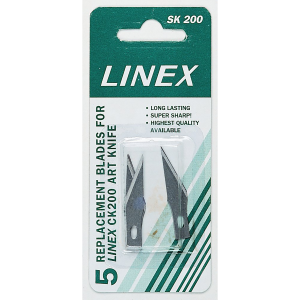 LINEX Ersatzklingen für Skalpell, 5 Stck. in Blisterverpackung