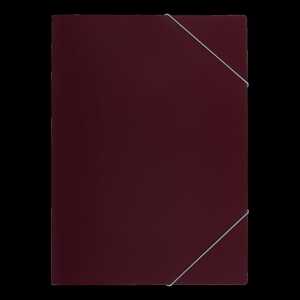 Eckspanner A4, PP 0,5 mm, Mappe für ca. 50 DIN A4-Blätter, bordeaux
