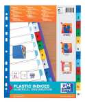 Register A4 XL 0,12 mm starker PP-Folie, 1-12, 12 Blatt,...