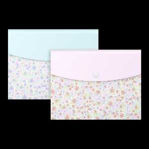 Oxford Floral Brieftasche B6, PP, pastell sortiert