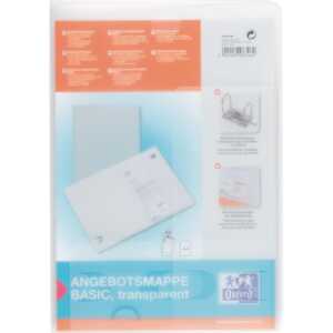Oxford Angebotsmappe image basic DIN A4 Polypropylen farblos