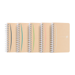 Touareg Spiralbuch 9x14cm Doppelspirale, 90 Blatt 5mm...