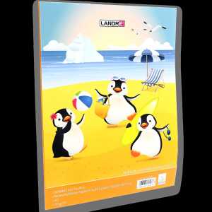 LANDRÉ Malblock A3, 30 Blatt, 70 g/m², Motiv: Pinguine