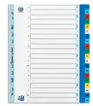 ELBA Register A4 maxi, PP, durchgefärbt, 20-teilig, A-Z