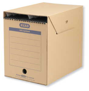 ELBA Hängeregistraturbox "tric system maxi" DIN A4, naturbraun