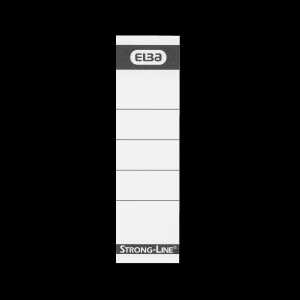 ELBA Ordner-Rückenschild kurz, 250 g/m² 5 cm, weiß 10 Schildern