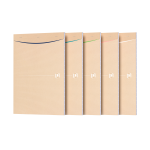 Notizblock A4, geheftet, 80 Blatt, 5mm kariert, farblich...