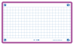 Oxford Flash 2.0, 75x125, 80 Blatt, kariert, lila