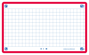 Oxford Flash 2.0, 75x125, 80 Blatt, kariert, rot