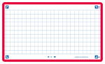 Oxford Flash 2.0, 75x125, 80 Blatt, kariert, rot