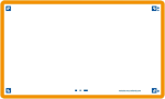 Oxford Flash 2.0, 75x125, 80 Blatt, blanko, orange
