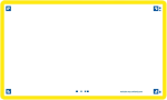 Oxford Flash 2.0, 75x125, 80 Blatt, blanko, gelb