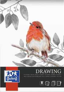 Oxford Art Zeichenblock A4, 25 Blatt, 200g/m²