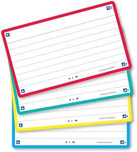 Oxford Flash 2.0, 75x125, 80 Blatt, liniert, sortiert