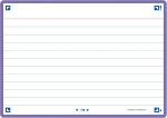 Oxford Flash 2.0, 105x148, 80 Blatt, liniert, violett