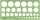 LINEX 1116S Kreisschablone, 39 Kreise von 1-35 mm, Tuschenoppen,