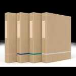 Oxford Touareg Ringbuch A4, 40mm, 4 Ringe, sortiert