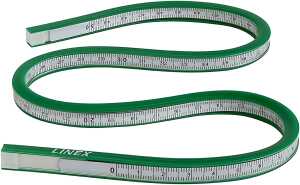 LINEX FCG50 Flexible Kurve 500mm, Tuschekante, Kurvenverlauf bis 15mm