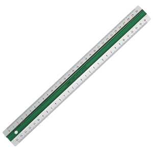 LINEX Super Serie Lineal 30 cm Kunststoff grün, Anti-Rutsch-Effekt,