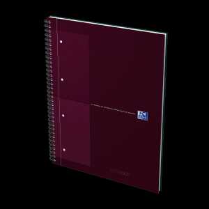 Oxford A4+ Hardcover Notizbuch, 5mm kariert, 80 Blatt 400191241
