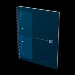 Oxford A4+ Hardcover Notizbuch, 5mm kariert, 80 Blatt 400191243