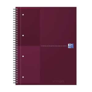 Oxford A4+ Hardcover Notizbuch, liniert 6mm, 80 Blatt 400194459