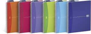 OXFORD Office Spiralbuch "MyColours" A4, lin 7 mm, 90 Blatt, 4 Farben