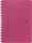 Oxford Signature Spiralbuch A5, liniert, flex Cover, 80 Blatt, fuchsia