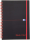 Office Black n Red Spiralbuch A5 liniert, 70 Blatt, PP-Deckel 5er