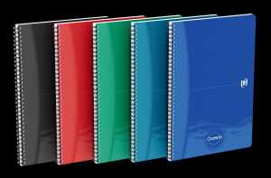 Oxford Office Oceanis Notizbuch A4, 90 Blatt, liniert, sortierte
