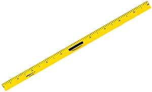 LINEX BB100, Tafel-Lineal, 100cm Metrisch geteilt, cm- und inch-Skala