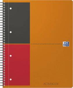 Activebook A4+, liniert 6 mm, 80 Blatt , 4fach gelocht, 5er-Packung