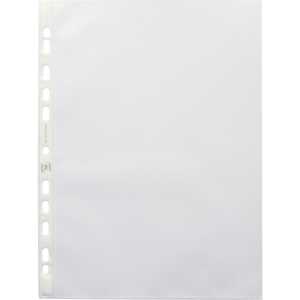 Prospekthüllen "Premium" A4, PP 0,12 mm, oben+links offen, 100 Stück