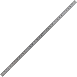 LINEX SL100 Stahl-Lineal 1000x35mm cm u Zoll-Skala Umrechnungstabelle