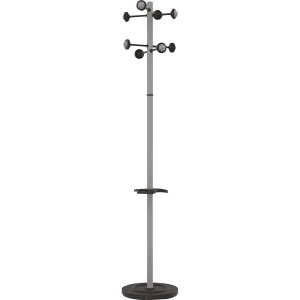 UNILUX Garderobenständer Accueil 34 x 175 cm (Ø x H) metallgrau