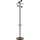 Unilux BORA BAMBOO Standgarderobe schwarz-bambus, 6 Kleiderhaken