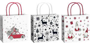 Geschenktasche 20x8x20cm Nisse rt