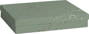 Geschenkbox 24x33x6cm Sprenkel d.gn