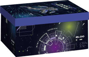 Geschenkbox 16,5x24x12cm Robot d.bl