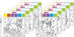 Wasserfarben Mal Set Einhorn 4005329158353