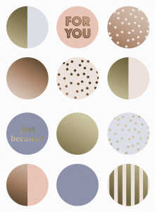 Aufkleber 11x15cm Patterns 7630050886694