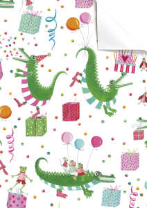 Geschenkpapier 100x70cm Nepomuk gn