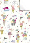 Geschenkpapier 100x70cm Gelato ws