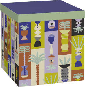 Geschenkbox 23x23x24cm Shani bl