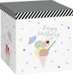 Geschenkbox 23x23x24cm Gelato ws